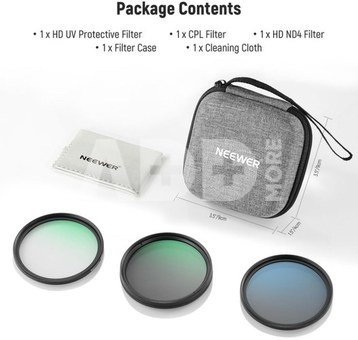 NEEWER FILTERS UV+CPL+ND4+CLOTH 67MM 10103741