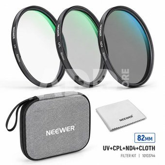 NEEWER FILTERS UV+CPL+ND4+CLOTH 82MM 10103744