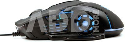 Omega mouse Varr EXA2 6D LED, black (45188)