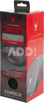 Omega мышка Varr Gaming + коврик для мышки