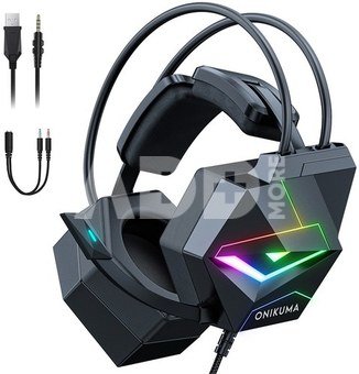 ONIKUMA X20 gaming headphones (black)