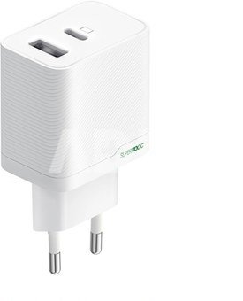 OPPO SUPERVOOC 45W Dual-Port Charger, OSAB4CB4AE, White | Charger