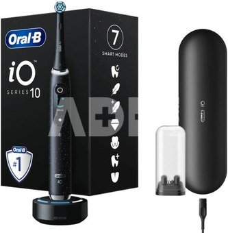Oral-B | Electric Toothbrush | iO10 Series | Rechargeable | For adults | Number of brush heads included 1 | Number of teeth brushing modes 7 | Cosmic Black