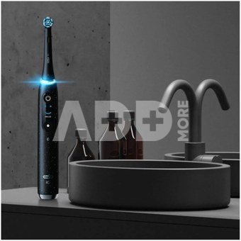 Oral-B | Electric Toothbrush | iO10 Series | Rechargeable | For adults | Number of brush heads included 1 | Number of teeth brushing modes 7 | Cosmic Black