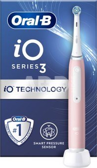Oral-B | Electric Toothbrush | iO3 Series | Rechargeable | For adults | Number of brush heads included 1 | Number of teeth brushing modes 3 | Blush Pink