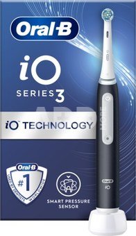 Oral-B | Electric Toothbrush | iO3 Series | Rechargeable | For adults | Number of brush heads included 1 | Number of teeth brushing modes 3 | Matt Black