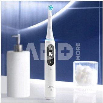 Oral-B Electric Toothbrush | iO6 | Rechargeable | For adults | Number of brush heads included 1 | Number of teeth brushing modes 5 | White