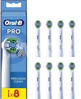 Oral-B | Precision Clean Brush Set | EB20RX-8 | Heads | For adults | Number of brush heads included 8 | White
