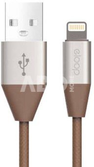 S31 USB A - Lightning Cable 2.1A Brown