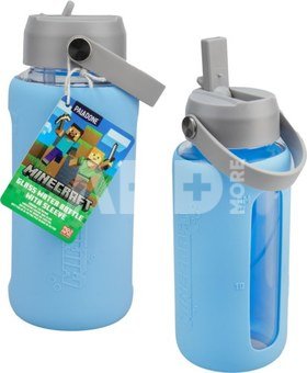 Paladone Minecraft Glass Water Bottle