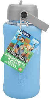 Paladone Minecraft Glass Water Bottle