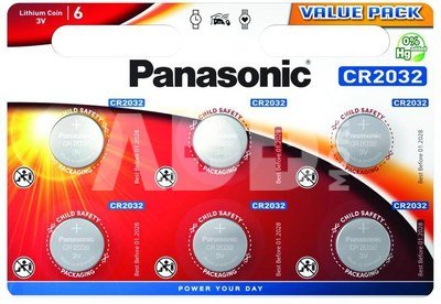 Panasonic батарейка CR2032/6B