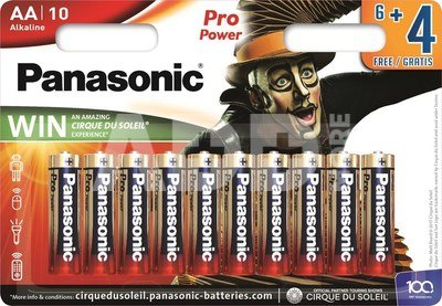 Panasonic Pro Power battery LR6PPG/10B (6+4pcs)