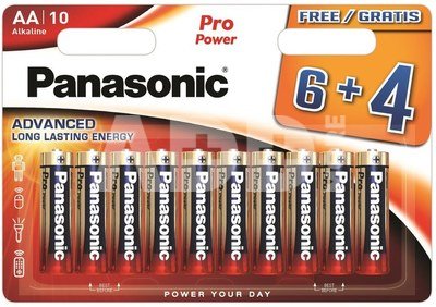 Panasonic Pro Power battery LR6PPG/10B (6+4pcs)