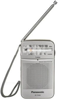 Panasonic radio RF-P50D, silver