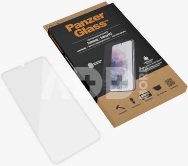 PanzerGlass Samsung, Galaxy S22, Tempered glass, Transparent, Screen Protector