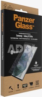 PanzerGlass Samsung, Galaxy S22 Ultra, Tempered glass, Black, Screen Protector