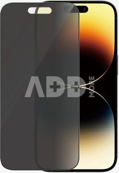 PanzerGlass Screen protector, Apple, iPhone 14 Pro, Glass, Black, Privacy