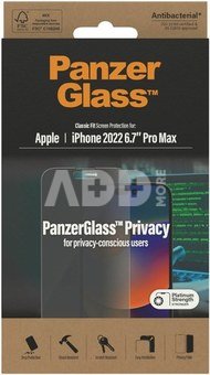 PanzerGlass Screen Prot. Privacy Classic Fit iPhone 14 Pro Max