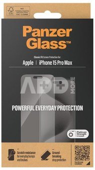 PanzerGlass Screen Protector iPhone 2023 6.7 Pro Max | Classic Fit