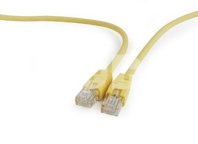 PATCH CABLE CAT5E UTP 1.5M/YELLOW PP12-1.5M/Y GEMBIRD