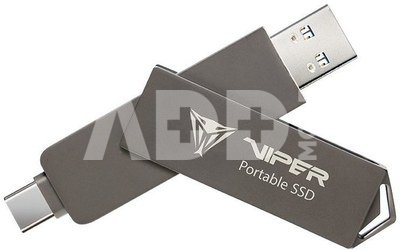 Patriot External SSD 512GB PVP30 Duo Compact 1000/1000 MB/s USB 3.2 USB-C