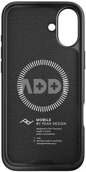 Peak Design case Apple iPhone 16 Plus Mobile Everyday Fabric Case, charcoal