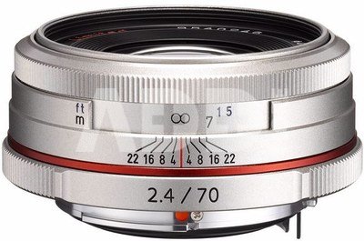Pentax 70mm F/2.4 HD DA Limited (sidabrinis)
