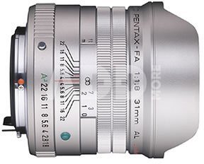 Pentax 31mm F/1.8 AL SMC FA Limited