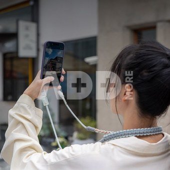 PGYTECH LinkGo Phone Photography Strap Dual Mount Version (Braided Mint Green)