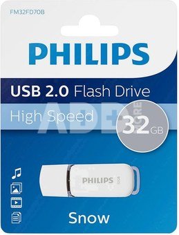Philips USB 2.0 32GB Snow Edition Grey