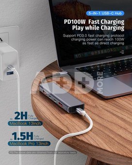 Platinet adapter Multimedia 5in1 (46237)