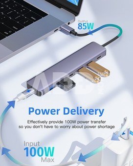 Platinet adapter Multimedia 7in1 (46236)