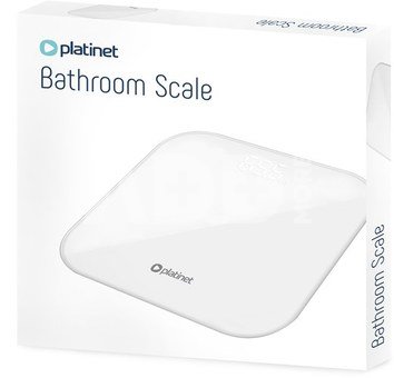Platinet bathroom scale PBSW, white