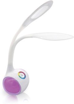 Platinet desk lamp PDL20 5W 2in1, white (44894)