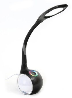 Platinet desk lamp PDL20 7W 2in1, black (43735)