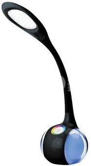 Platinet desk lamp PDL20 7W 2in1, black (43735)