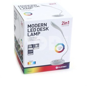 Platinet desk lamp PDLQ11 5W Compact (43766)