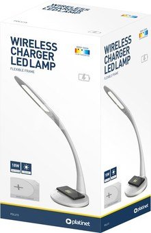 Platinet desk lamp with QI charger PDLU15 18W (44125)