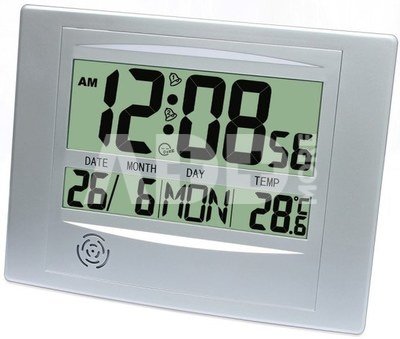 Platinet digital weather station + alarm clock 44377