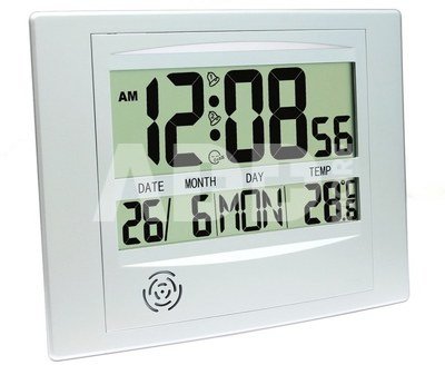Platinet digital weather station + alarm clock 44377
