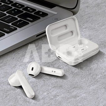 Platinet earphones Sport + charging station PM1040 Aura, white