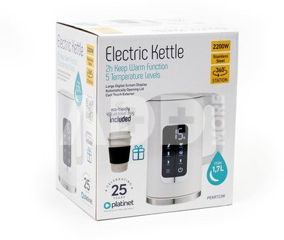 Platinet kettle PEKR723W, white