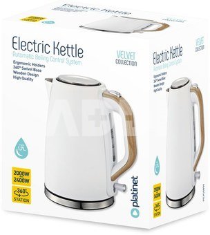 Platinet kettle PEKVWW, white