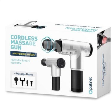 Platinet massage gun PMAS1 1500mAh 20W