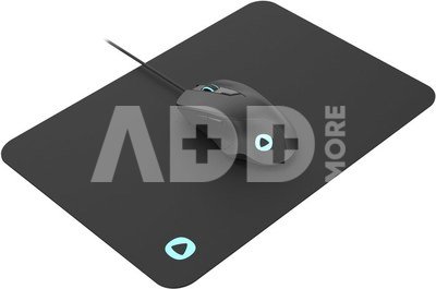 Platinet mouse PMOM010 + mousepad, black (45571)