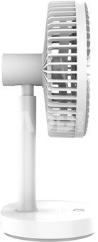 Platinet rechargeable fan 3000mAh, white/grey (45242)