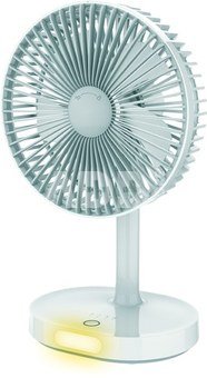Platinet rechargeable fan 3000mAh, white/grey (45242)