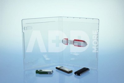 Platinet USB Pendrive Box Blu-Ray 14mm, transparent