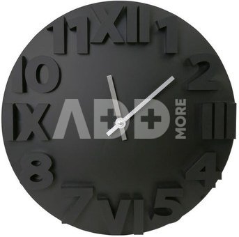 Platinet wall clock Modern, black (42985)